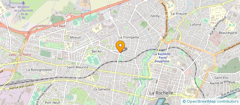 localisation de l'entreprise COPRO RES ARISTIDE BRIAND  LA ROCHELLE