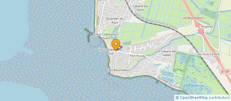 localisation de l'entreprise COPRO RES BASTIDE PLAISANCE à CHATELAILLON-PLAGE