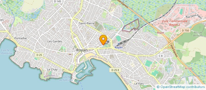 localisation de l'entreprise COPRO RES BD BRIAND  ROYAN