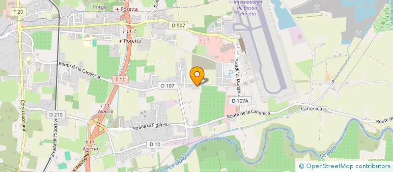 localisation de l'entreprise COPRO RES CASAMOZZA à BORGO