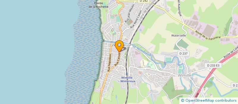 localisation de l'entreprise COPRO RES DES DUNES DU GOLF C ET D  WIMEREUX