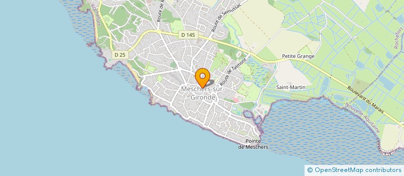localisation de l'entreprise COPRO RES LE CENTRE  MESCHERS-SUR-GIRONDE
