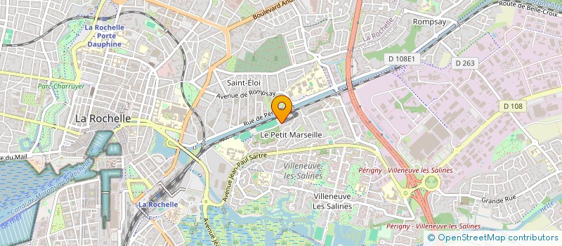 localisation de l'entreprise COPRO RES LE PRADO  LA ROCHELLE