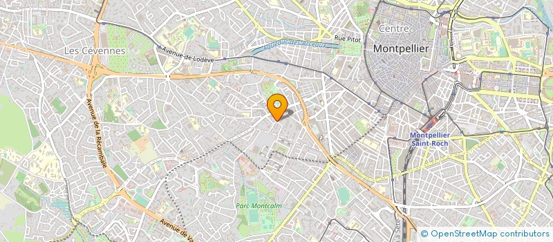 localisation de l'entreprise COPRO *RES LES ASPHODELES LES A à MONTPELLIER