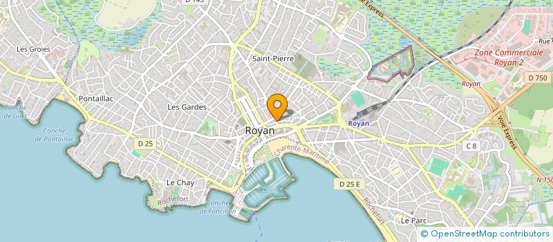 localisation de l'entreprise COPRO RES LES VOILES BLEUES  ROYAN