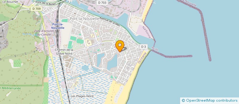 localisation de l'entreprise COPRO RES MAISON DE LA PLAGE  PORT-LA-NOUVELLE