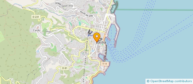 localisation de l'entreprise COPRO RES MIOT à BASTIA