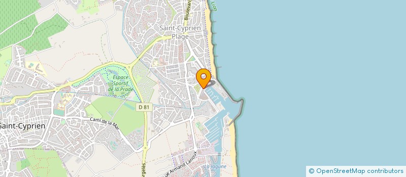 localisation de l'entreprise COPRO RES *PORT ROUSSILLON  ST CYPRIEN