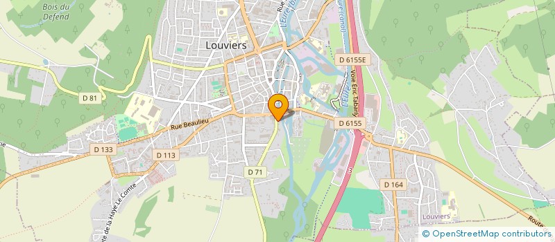 localisation de l'entreprise COPRO RESIDENCE BORD EURE  LOUVIERS