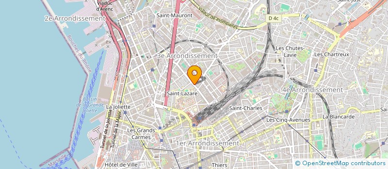 localisation de l'entreprise COPRO RESIDENCE CRIMEE SUD à MARSEILLE