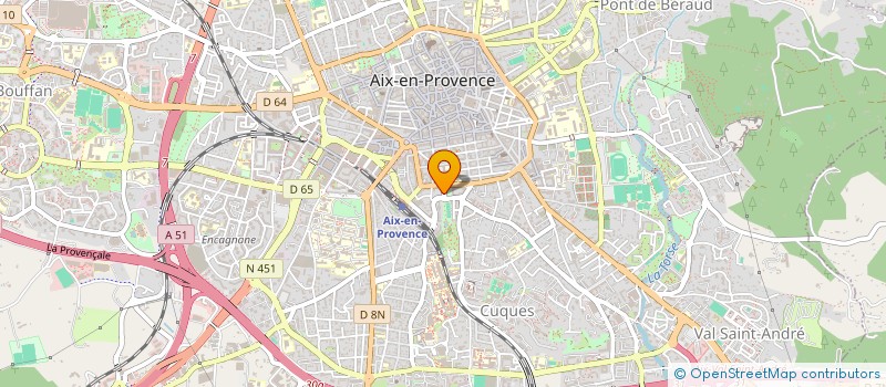localisation de l'entreprise COPRO RESIDENCE DU PARC PRONY GESTION à AIX-EN-PROVENCE