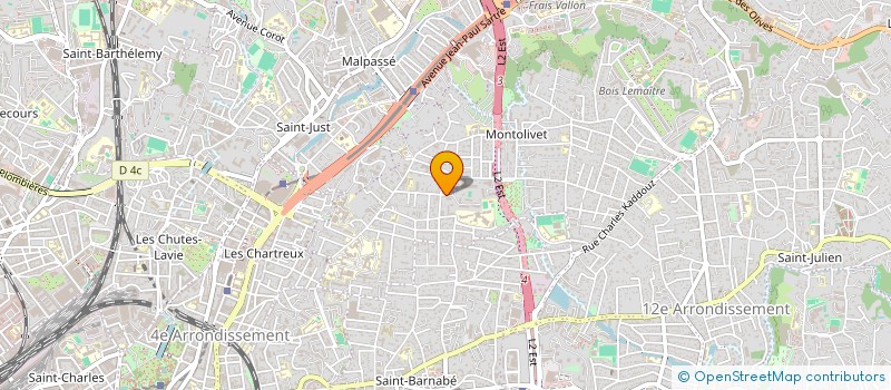 localisation de l'entreprise COPRO RESIDENCE FLEURIS à MARSEILLE
