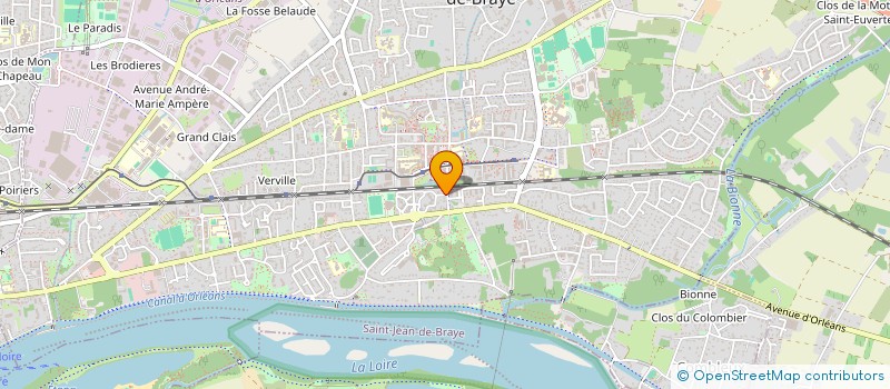 localisation de l'entreprise COPRO RESIDENCE HAUTE CROIX 1 à SAINT-JEAN-DE-BRAYE