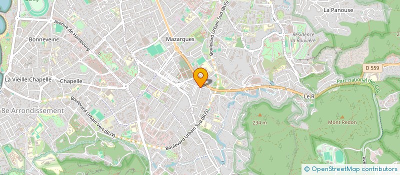 localisation de l'entreprise COPRO RESIDENCE LES AIRELLES à MARSEILLE