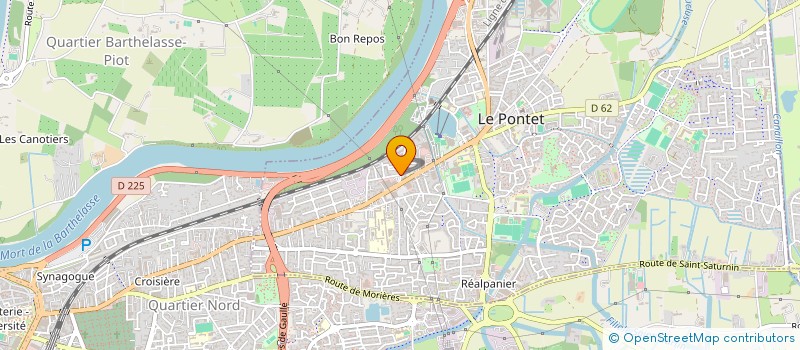 localisation de l'entreprise COPRO RESIDENCE LES CIGALES  LE PONTET