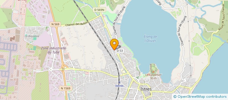 localisation de l'entreprise COPRO RESIDENCE LES CYPRES  ISTRES