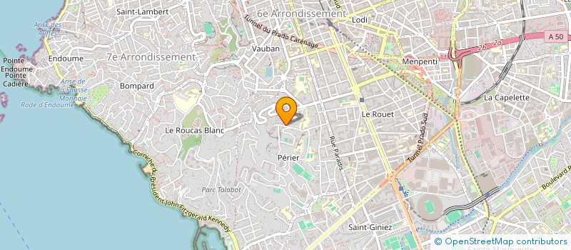localisation de l'entreprise COPRO RESIDENCE MARLLAIR à MARSEILLE
