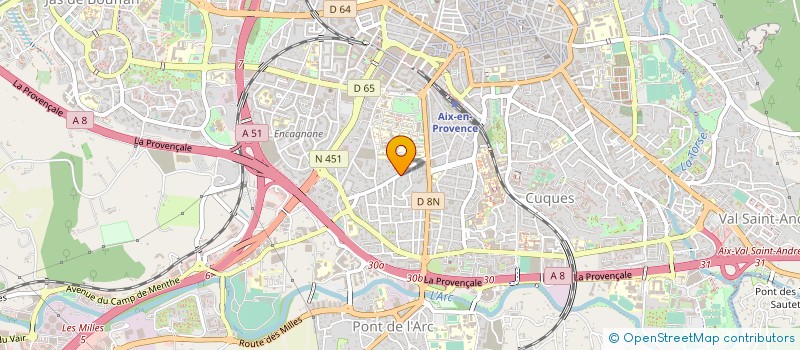 localisation de l'entreprise COPRO RESIDENCE SAINT PIERRE à AIX-EN-PROVENCE