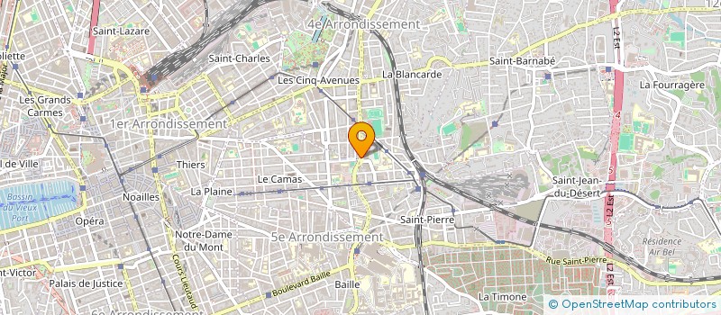 localisation de l'entreprise COPRO RESIDENCE SAKAKINE à MARSEILLE