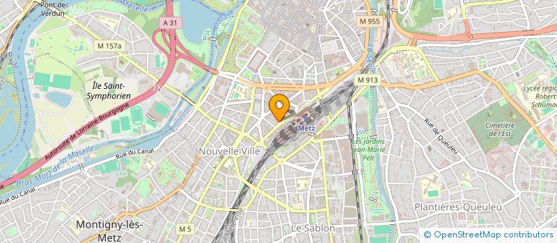 localisation de l'entreprise COPRO RESIDENCE SEBASTIEN LECLERC  METZ