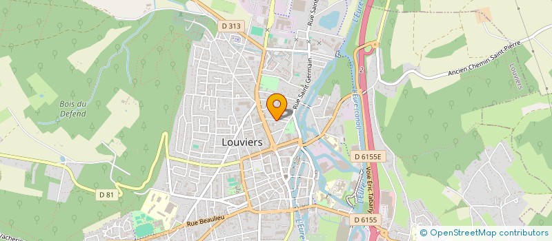 localisation de l'entreprise COPRO RESIDENCE ST GERMAIN  LOUVIERS