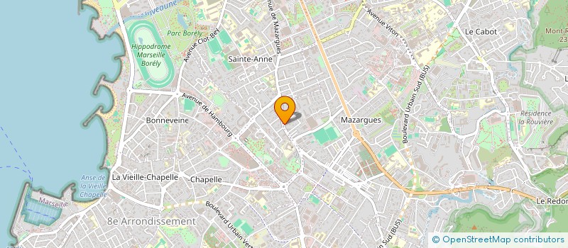 localisation de l'entreprise COPRO RESIDENCE STE ANNE à MARSEILLE