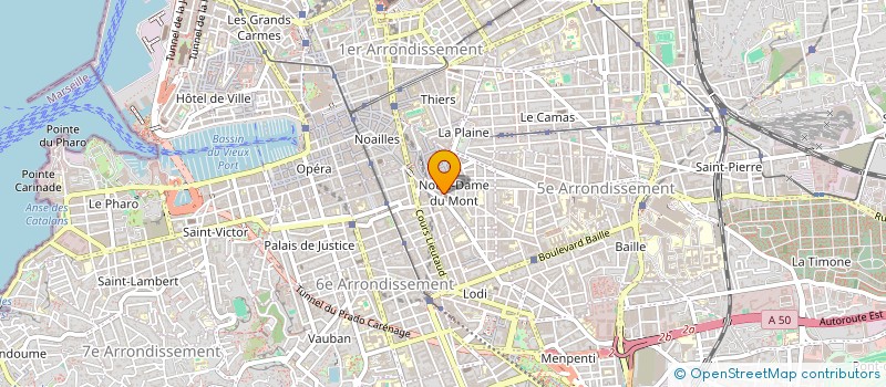 localisation de l'entreprise COPRO RUE FONTANGE à MARSEILLE