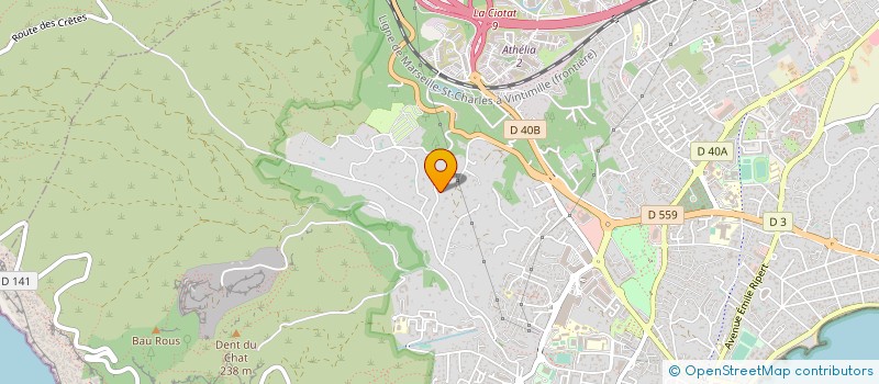 localisation de l'entreprise COPRO SAINT LOUP à LA CIOTAT