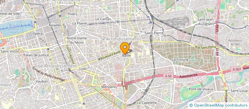 localisation de l'entreprise COPRO SAINT LUC  MARSEILLE