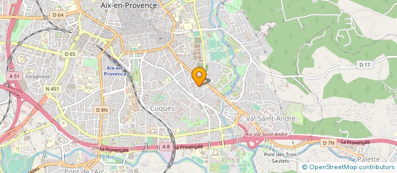 localisation de l'entreprise COPRO SAINTE ANNE à AIX-EN-PROVENCE