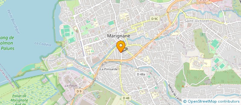 localisation de l'entreprise COPRO SAINTE ANNE à MARIGNANE