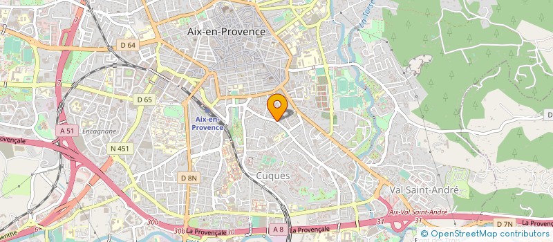 localisation de l'entreprise COPRO SAINTE VICTOIRE à AIX-EN-PROVENCE