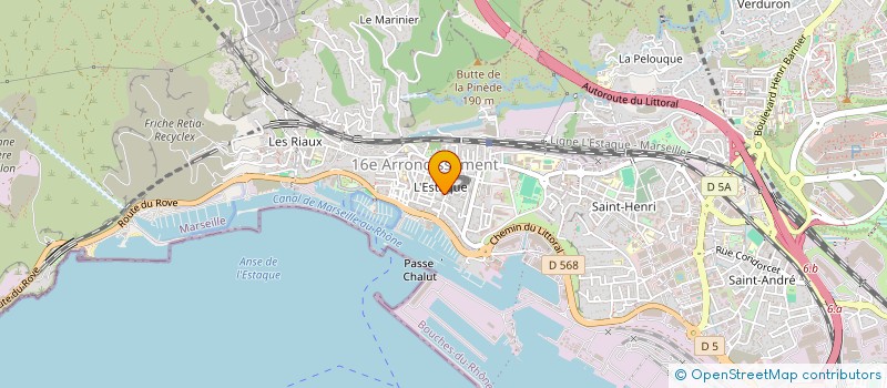 localisation de l'entreprise COPRO SAUMATY à MARSEILLE