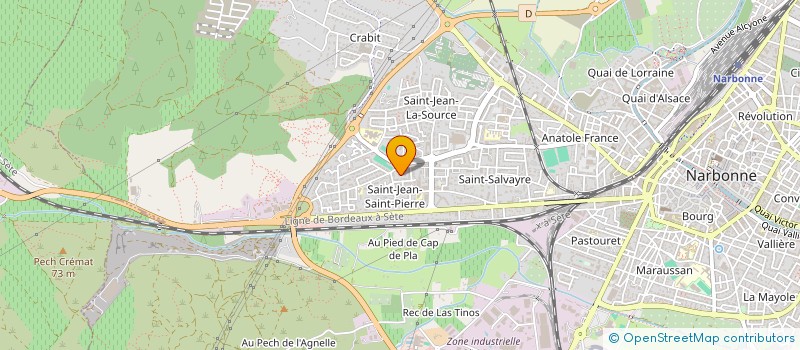localisation de l'entreprise COPRO SERVICE à NARBONNE
