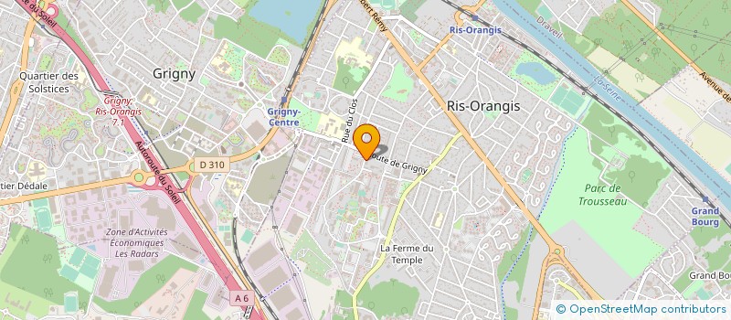 localisation de l'entreprise COPRO SERVICES PHIDIAS à RIS-ORANGIS