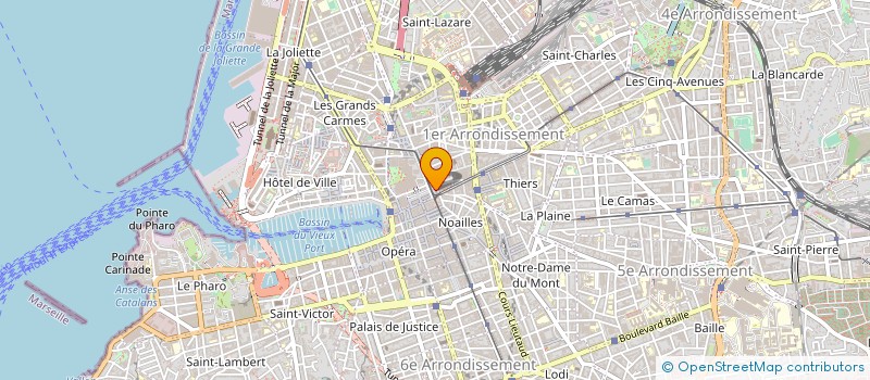 localisation de l'entreprise COPRO SQUARE BELSUNCE BLOC C à MARSEILLE