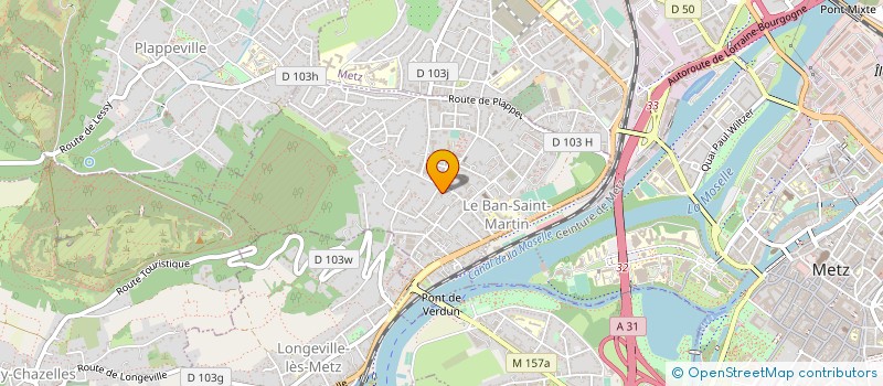 localisation de l'entreprise COPRO ST SIGISBERT  LE BAN-SAINT-MARTIN