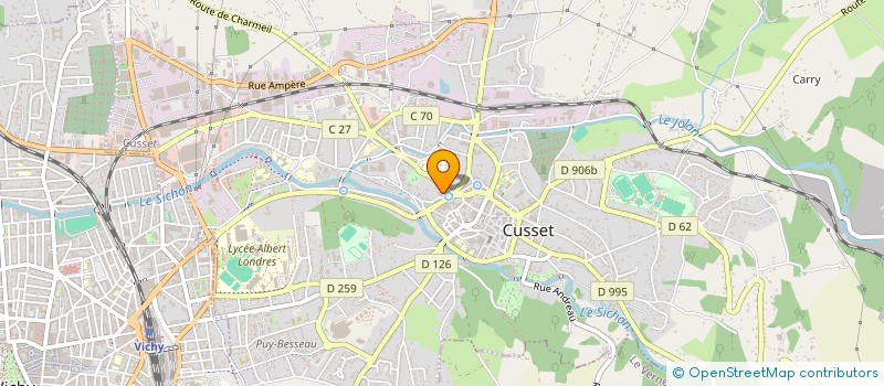 localisation de l'entreprise COPRO STE MARIE à CUSSET