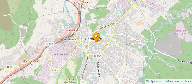 localisation de l'entreprise COPRO STENDHAL AV AIRES 13120 GARDANNE à GARDANNE
