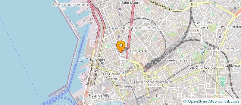 localisation de l'entreprise COPRO STRASBOURG 2 à MARSEILLE