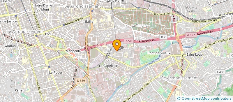 localisation de l'entreprise COPRO SUPER PLATANES à MARSEILLE