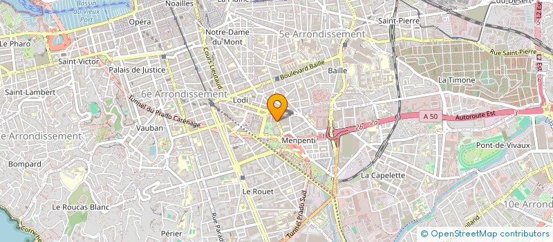 localisation de l'entreprise COPRO TERRASSES MEDITERRANEE à MARSEILLE