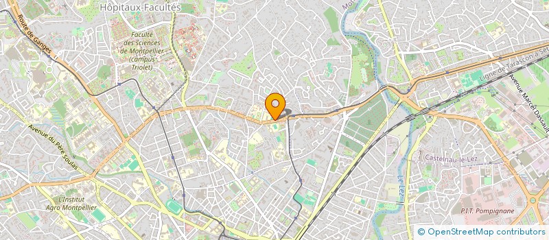 localisation de l'entreprise COPRO TERRASSES OCCITANIE à MONTPELLIER