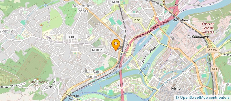 localisation de l'entreprise COPRO TIGNOMONT  METZ