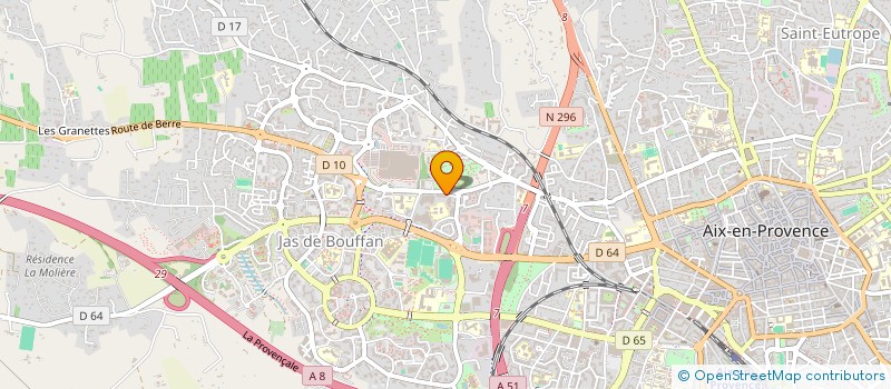 localisation de l'entreprise COPRO VIGNE DE MARIUS à AIX-EN-PROVENCE
