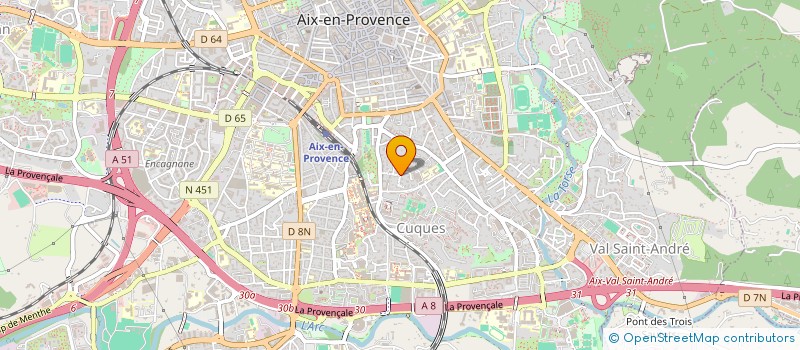 localisation de l'entreprise COPRO VILLA CANGINA à AIX-EN-PROVENCE