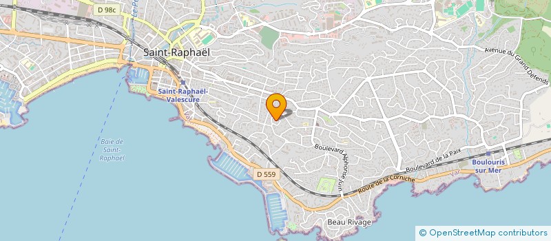 localisation de l'entreprise COPRO VILLA LAUVA ST RAPHAEL à SAINT-RAPHAEL