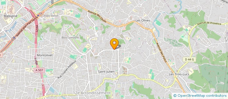 localisation de l'entreprise COPRO VILLA RAMPAL à MARSEILLE