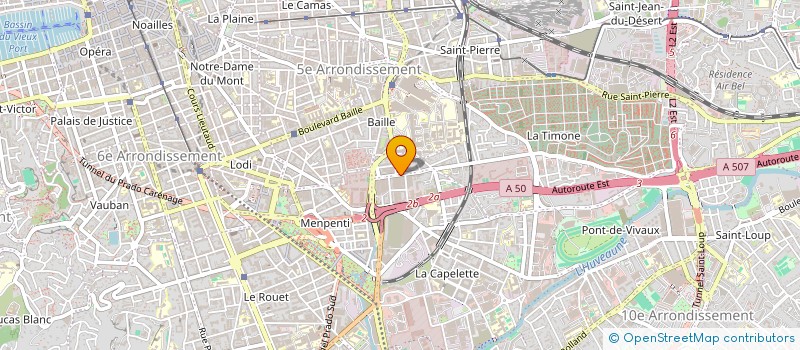 localisation de l'entreprise COPRO VILLA TIMONE à MARSEILLE