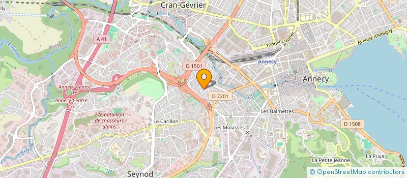 localisation de l'entreprise COPROANNECY  ANNECY